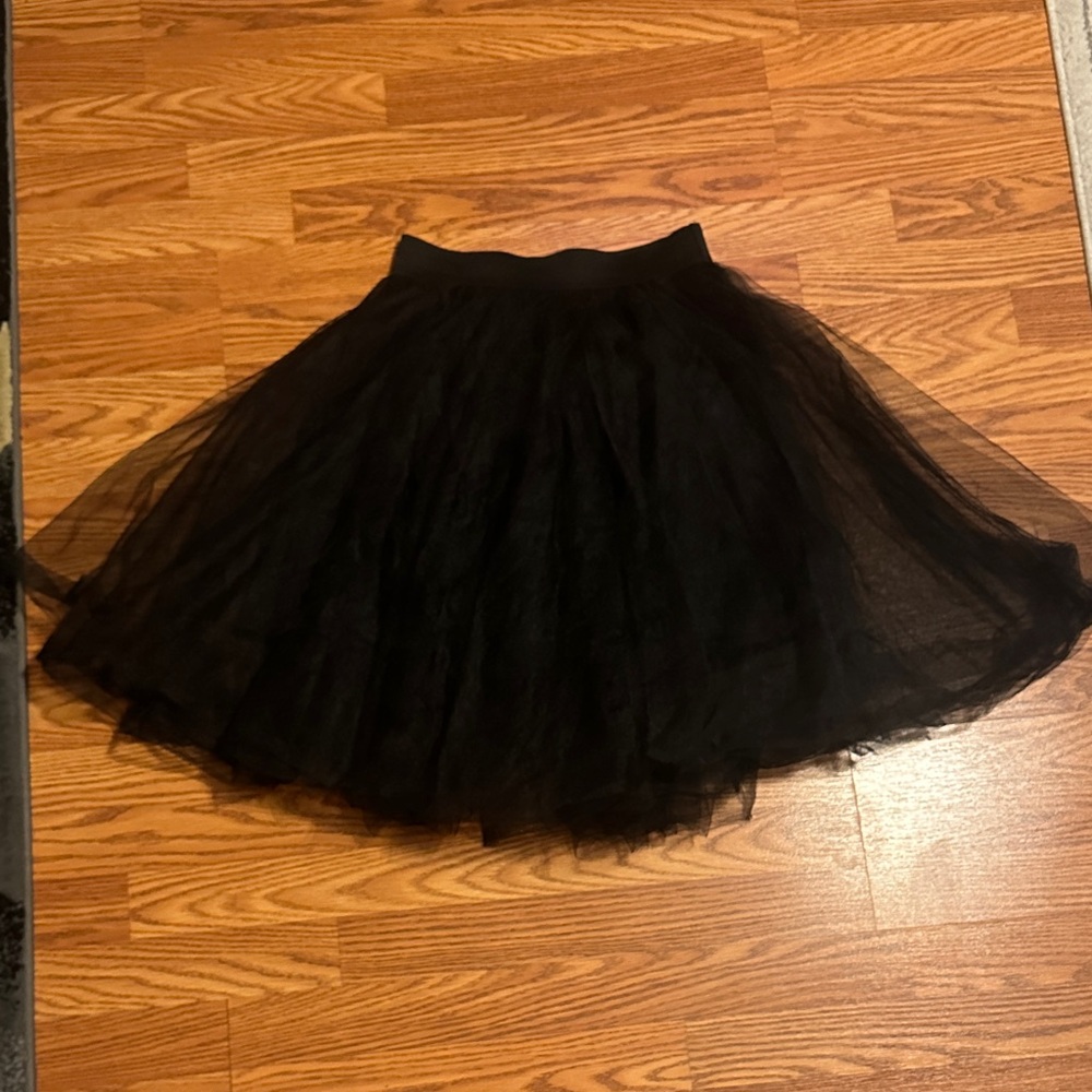 Rue21 Black Tulle Skater Skirt